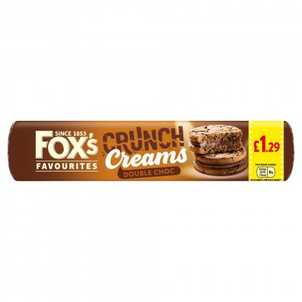 Fox's Double Choc Crunch Creams (Pack of 12)