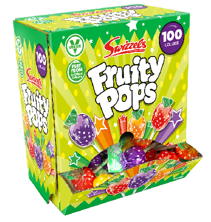 Fruity Pops Dispenser Box 100pcs