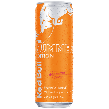 Red Bull Apricot & Strawberry 250ml (Pack of 12)