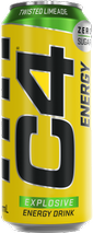 C4 Energy Twisted Limeade Can 500ml (Pack of 12)