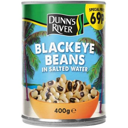 Dunns River Blackeye  Beans 400g (Pack of 12)