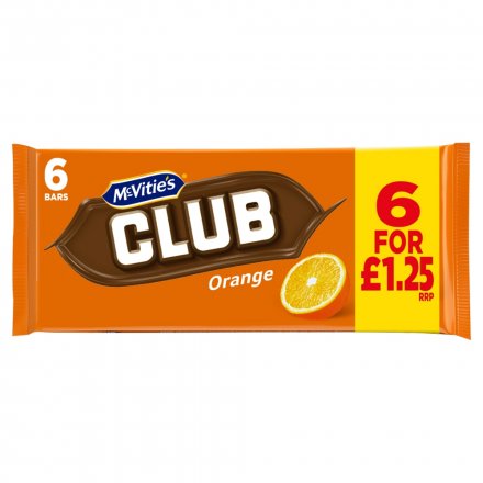 Jacob's Club Orange 144g (Pack of 12)