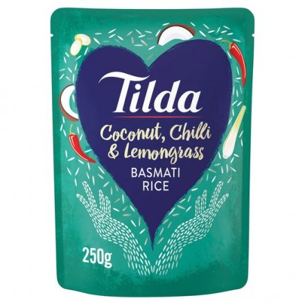 Tilda Coconut Chilli & Lemongrass Basmati Rice 250g (Pack of 6)