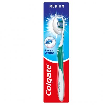 COLGATE TOOTHBRUSH ADVANCED WHITE (Pack of 6)