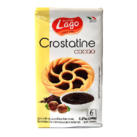Lago Crostatine Cacao 240g (Pack of 1)