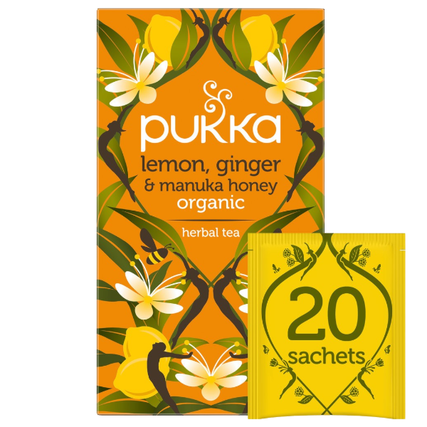 Pukka Lemon, Ginger & Manuka Honey (Pack of 4)