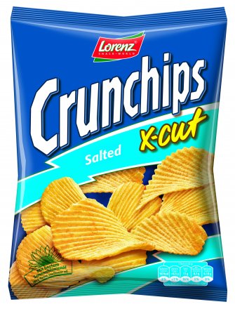 Lorenz X Cut Salted 85g (Pack of 12)
