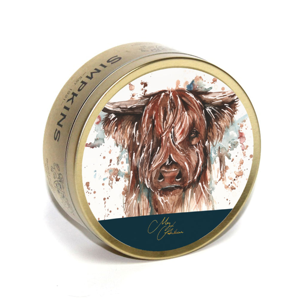 Meg Hawkins-“Highland Cow” Gift tin (Pack of 6)
