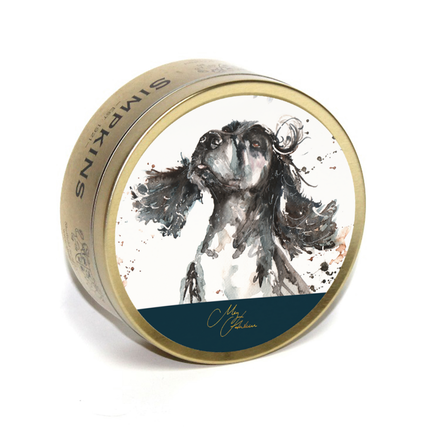 Meg Hawkins-“Spaniel” Gift tin (Pack of 6)