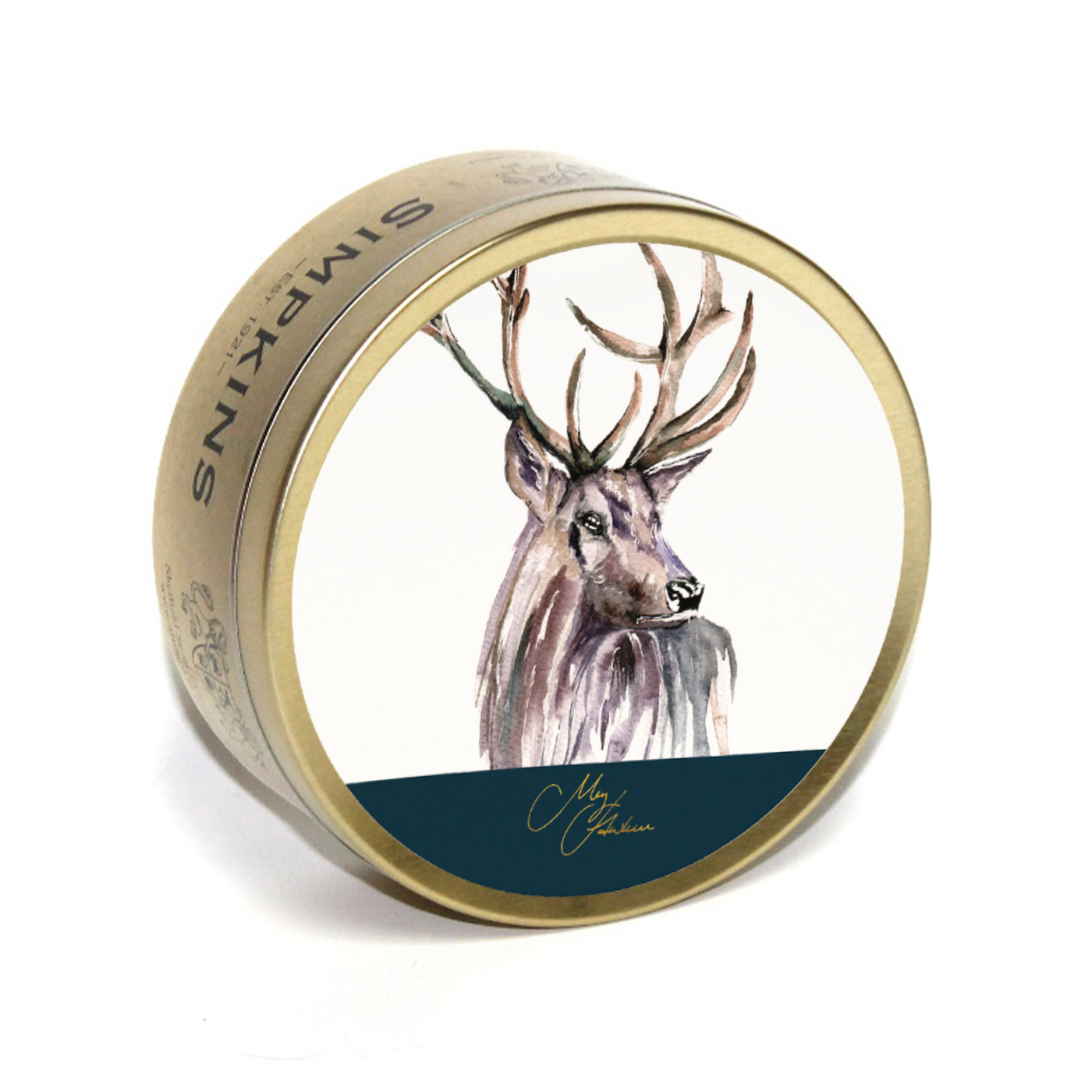 Meg Hawkins – “Festive Stag” Gift Tin (Pack of 6)