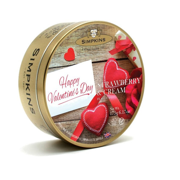 “Happy Valentines” Strawberry & Cream Drops (Pack of 6)