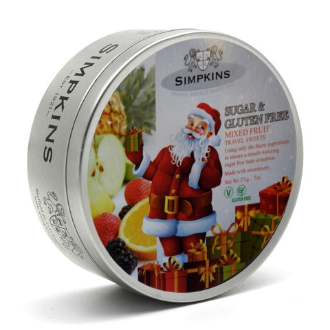 Christmas “Santa” Sugar & Gluten Free Mixed Fruit Travel Sweets (Pack of 6)