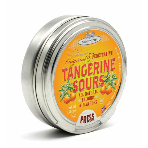 Tangerine Sours-50g pocket tin